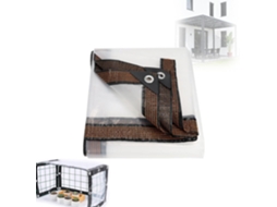 Durable Clear Plastic Tarps Heavy Duty Waterproof Large Transparent Tarp With Grommets For Temporary Winter Porch