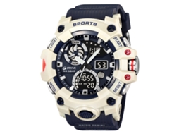 Relógio Esportivo Masculino MDUG com cronógrafo, despertador luminoso, pulseira para estudantes (LxAxP cm)