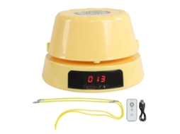 Máquina de pular corda elétrica inteligente automática WalshLXq com contagem segura para crianças, amarela