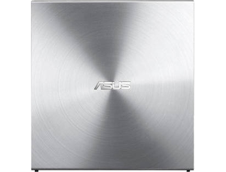 Drive Ótica Externa ASUS (SDRW-08U5S-U) Prateada — M-DISC | USB 2.0 | Ultra-Slim | 8X