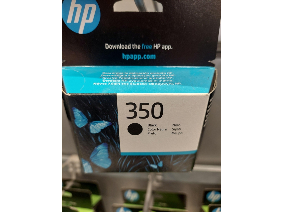 Tinteiro HP 350 Preto (Outlet Caixa Aberta - CB335EE)