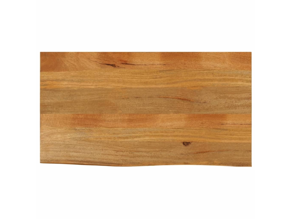 Vidaxl Tampo De Mesa C/ Borda Viva 100x60x3,8 Cm Mangueira Maciça
