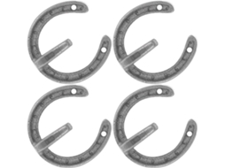 Conjunto De 4 Ganchos Parede Metal Em Formato Ferradura Para Pendurar