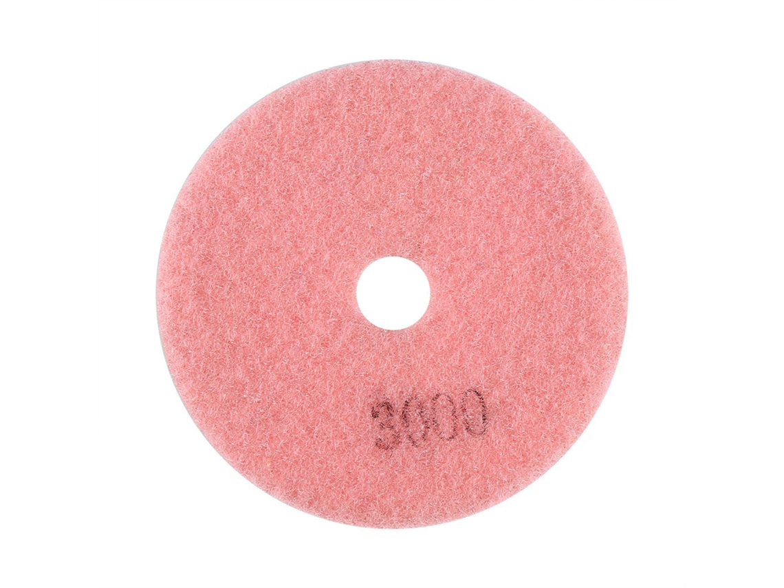 Disco De Esmerilado Diamante Húmedo 100mm 4" Para Granito Mármol Piedras (granularidad 3000)