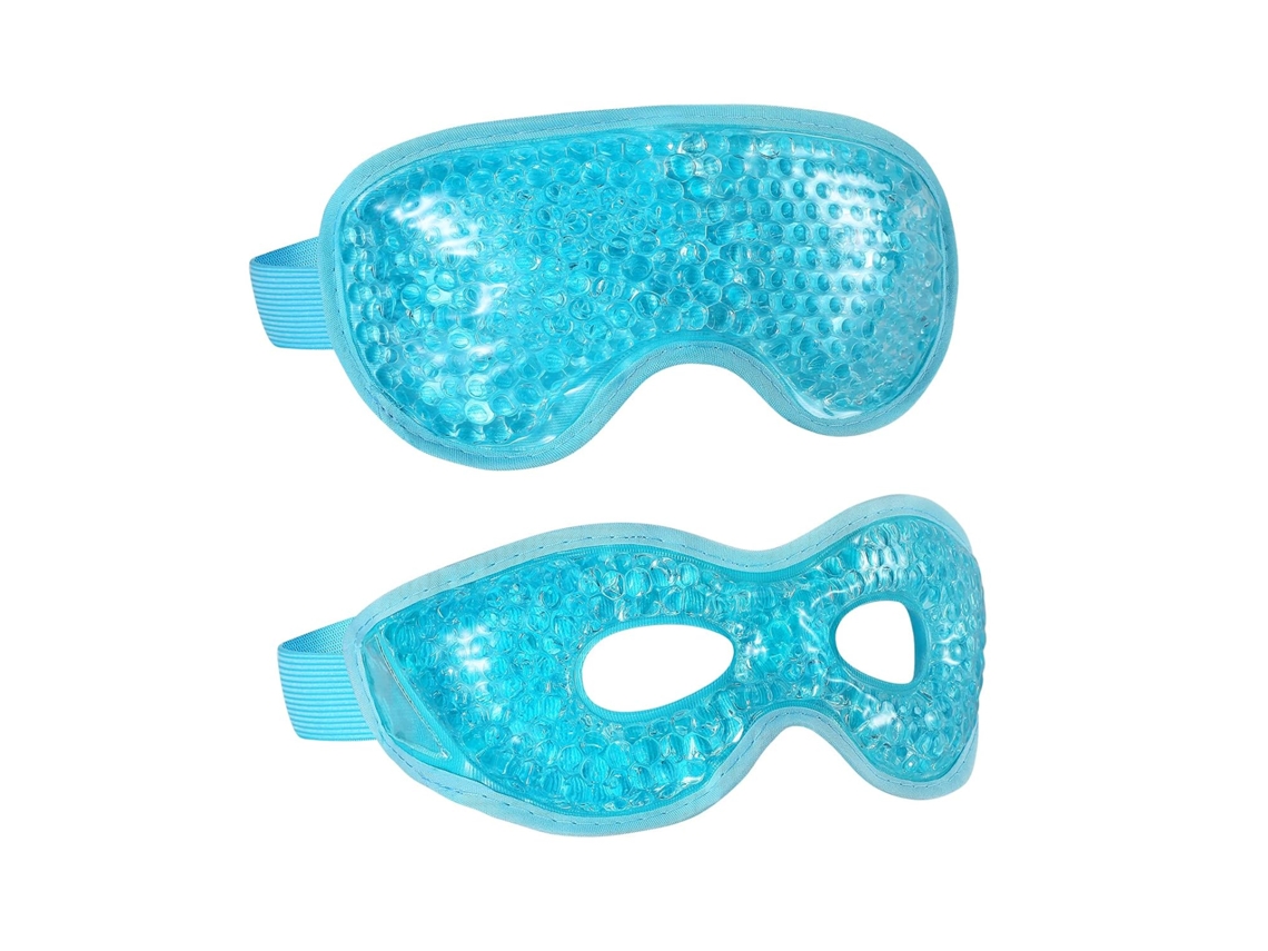 Máscara de Gel Reutilizável para Olhos, Que Pode Ser Usada Quente Ou Fria, Reduzir Inchaço e Olheiras AQUAFORGE