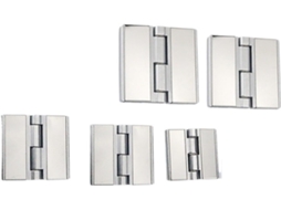 Dobradiças Em Liga De Zinco Com Placas Cobertura Aço Inoxidável, Adequadas Para Máquinas Industriais 1 Peça 115mm X