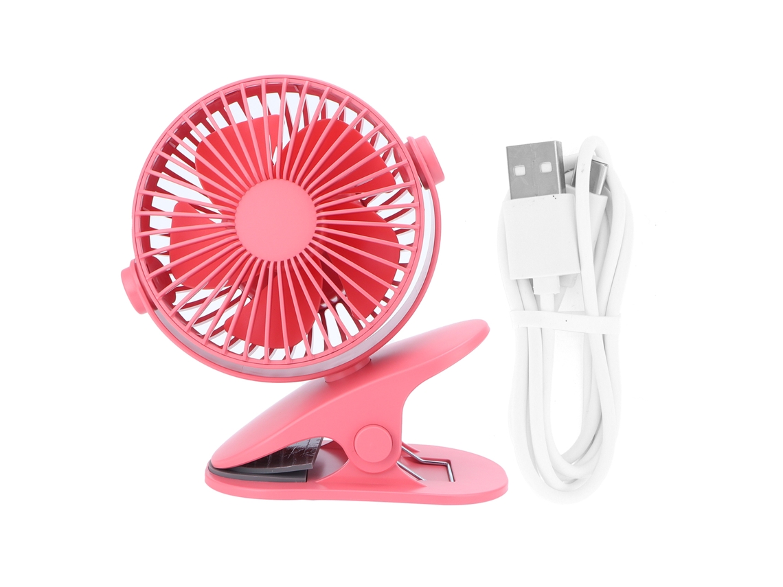 Ventoinha Usb Rotativa Mesa Carrinho Bebê Worten