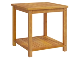 Side Table, Side Tables Vidaxl Marrom Madeira De Acácia (45 X 45 X 45 Cm)