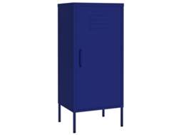 Armário Arrumação Aço 42,5x35x101,5 cm Azul Marinho MAISON EXCLUSIVE