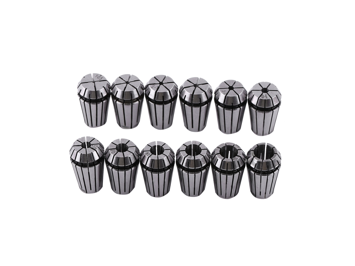 Conjunto De 12 Pinças Er16 Laxiscreed Para Máquinas Cnc, Fresadoras E Tornos De Alta Precisão