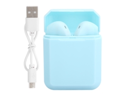 Aetheria fone de Ouvido Bluetooth Tws Estéreo com Redução de Ruído, Controle Táctil e À Prova de Suor Azul