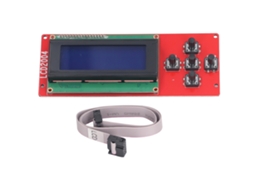 Módulo De Controle Com Tela Lcd Para Impressora 3d Smart Controller, Cabeamento Plano Flexível De 5 Pinos Para Anet A8 A4 A2 A6‑l E2