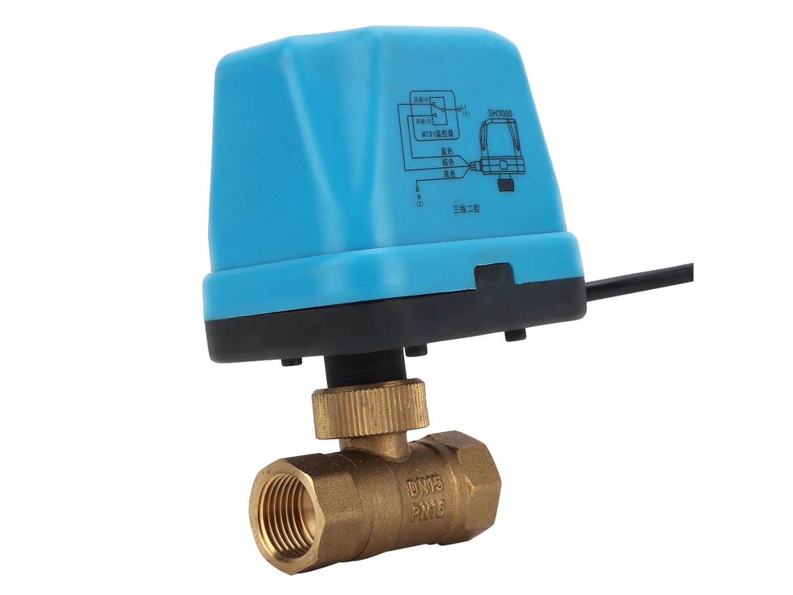 Válvula De Esfera Elétrica Laxiscreed 2 Vias Ac220v Com 3 Fios Para Sistemas De Água