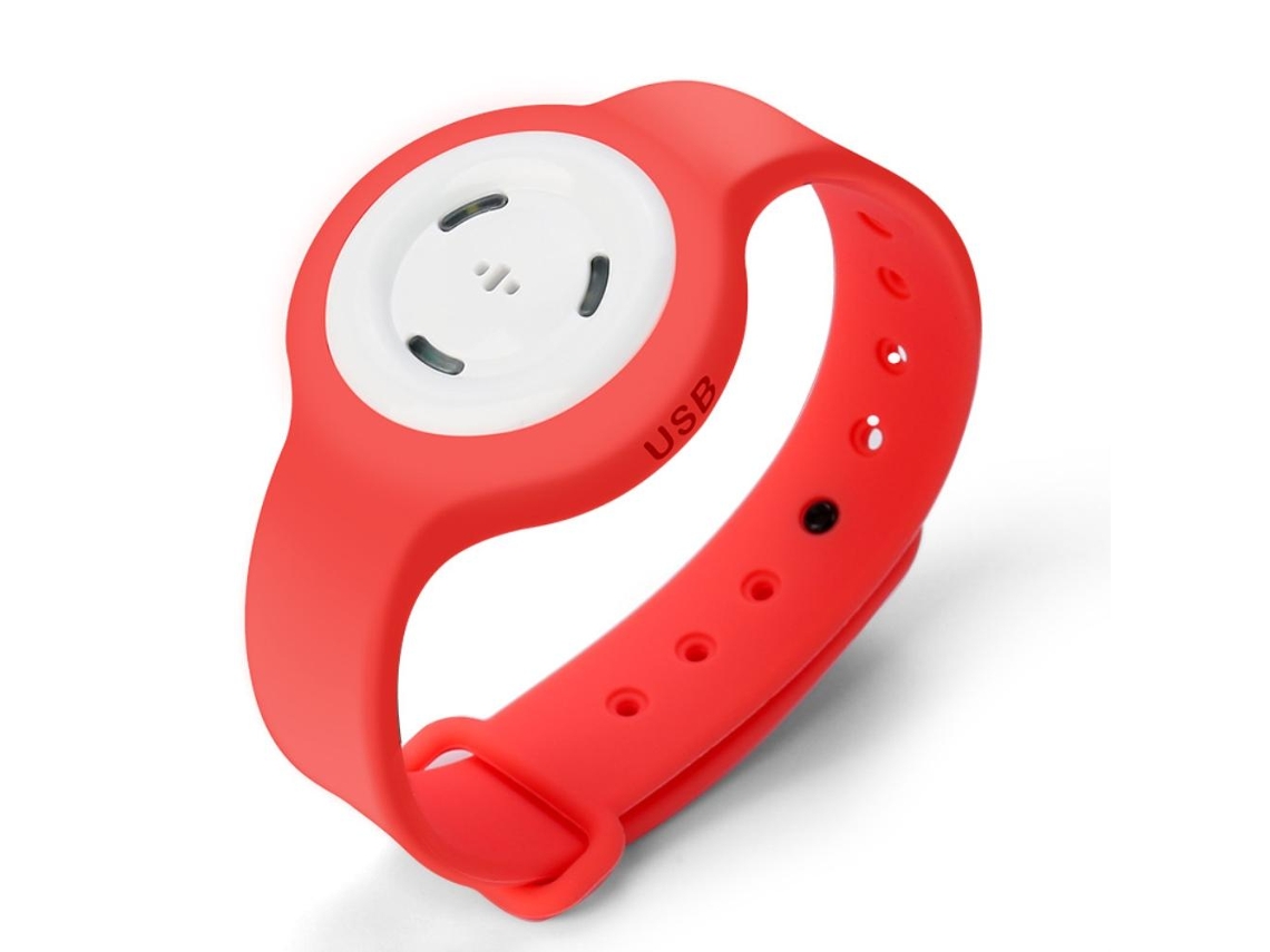 Pulseira De Silicone Relógio Repelente De Mosquitos Ultrassônico