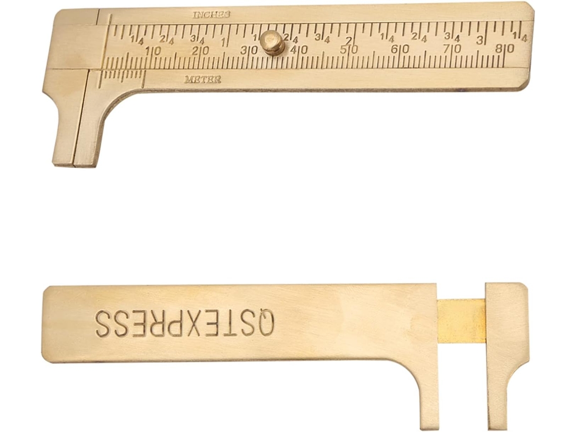 Paquímetro Vernier Chiciris Em Latão Estilo Vintage Para Medições