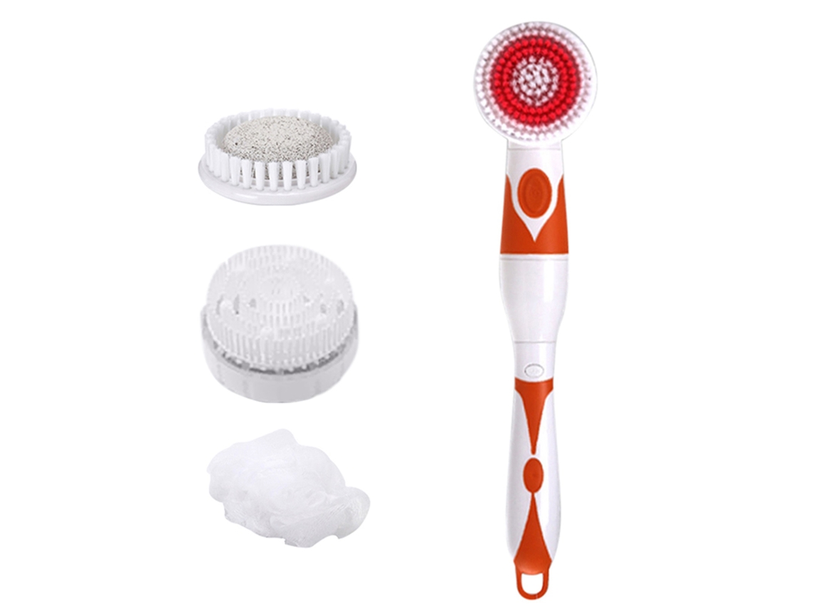 Escova Elétrica de Banho 4 em 1 com 4 Cabeças PRATO