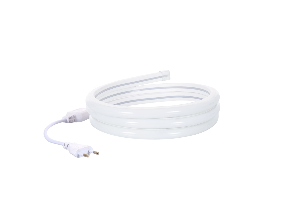 Fita Led Neon Regulável 220 V, Branco Neutro, Semicircular, 180°, 7,5 W/m, Corte A Cada 100 Cm, Ip67, À Medida 3 M