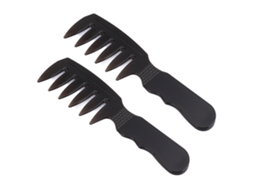 2026 2 Pentes Profissionais Masculinos, Dentes Largos, Ferramenta para Estilizar Cabelo, Ideal para Cabelos com Óleo