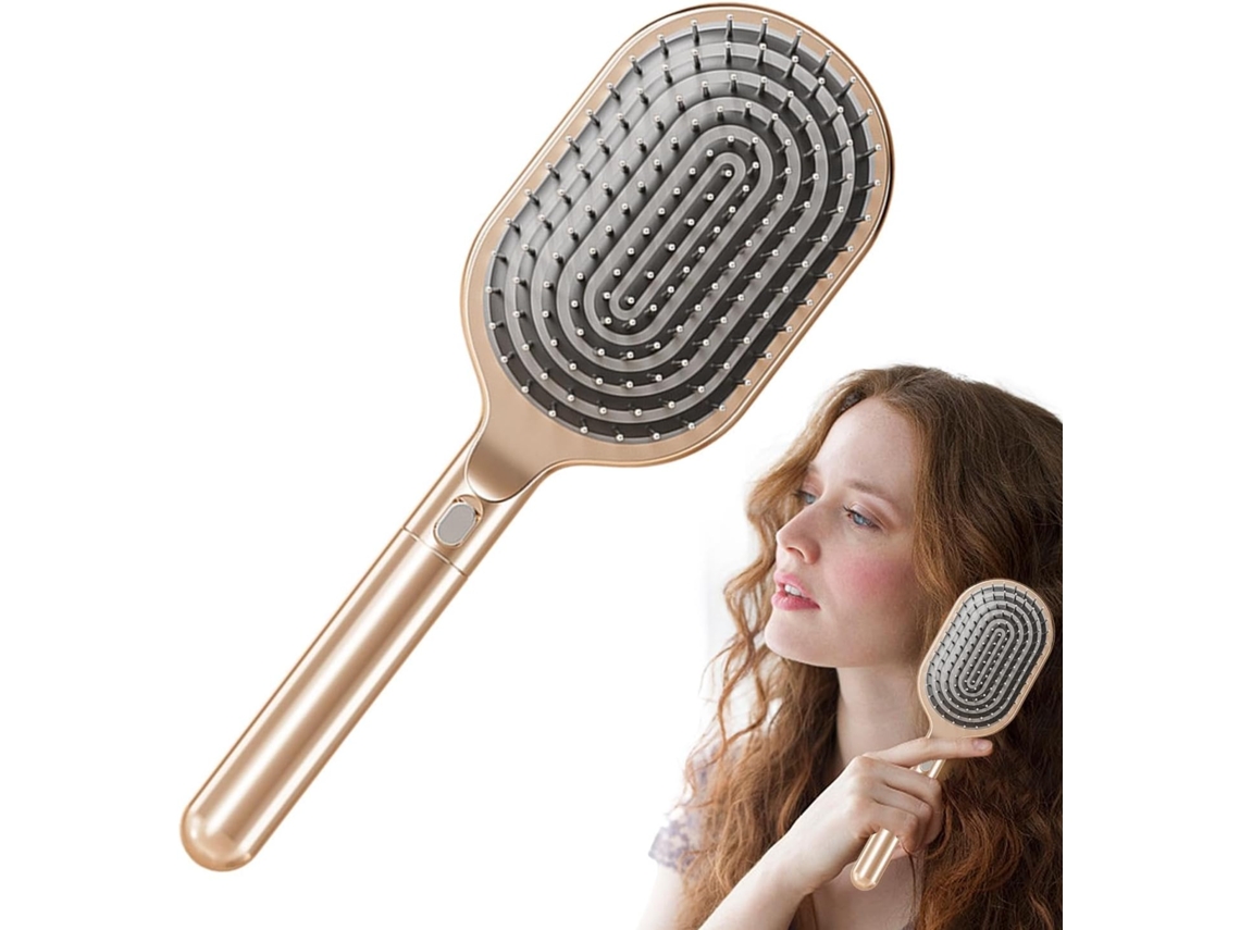 Escova De Cabelo Fácil Limpar, Escova De Cabelo Com Almofada Ar, Escova De Cabelo Com Cerdas Retráteis Para Cabelos