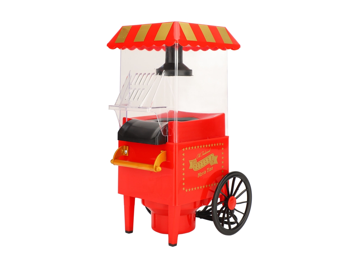 Fabricador de Pipocas 1200w, Sem Óleo, Ar Quente, Operação de Um Botão, Casa, Plugue EU 220v