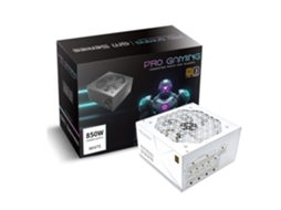 Fonte De Alimentação Progaming 850w 80 Plus Gold Totalmente Modular 12vhpwr I-stop Fan Branco