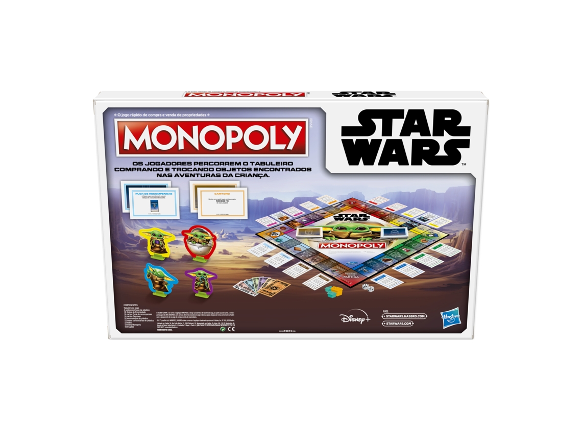 Jogo de Tabuleiro MONOPOLY Star Wars Baby Yoda (Idade Mínima: 8