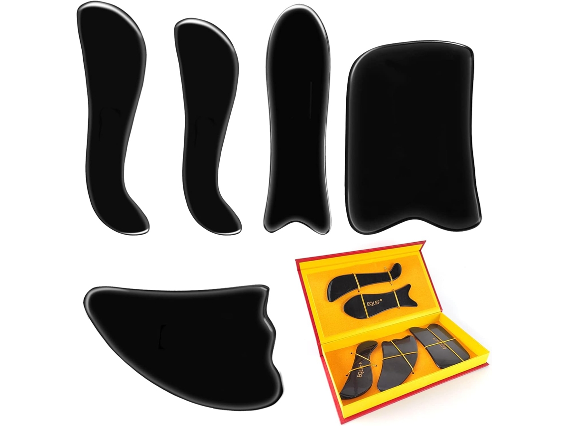 Ferramenta De Massagem Gua Sha Com Chifre Búfalo