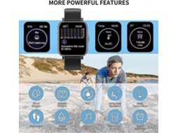 Smartwatch Chronus Ip68 À Prova Dágua Com Monitor De Frequência Cardíaca E Pressão Arterial Jinyubo Store
