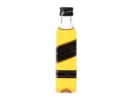 Whisky Blended JOHNNIE WALKER Black Label 12 Anos Garrafa Miniatura (0.05 L - 12 Unidades)