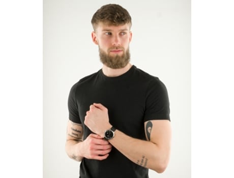 Relógio masculino clássico de safira BISSET