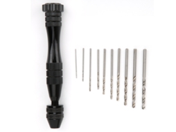 Conjunto De 10 Brocas De Alumínio Preto Laxiscreed Para Madeira, Manuais E De Alta Precisão