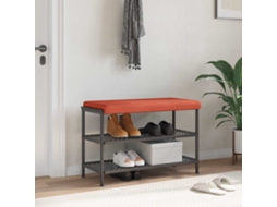 Vidaxl Almofada De Banco Cordão Laranja Vermelho Profundidade 35 Cm