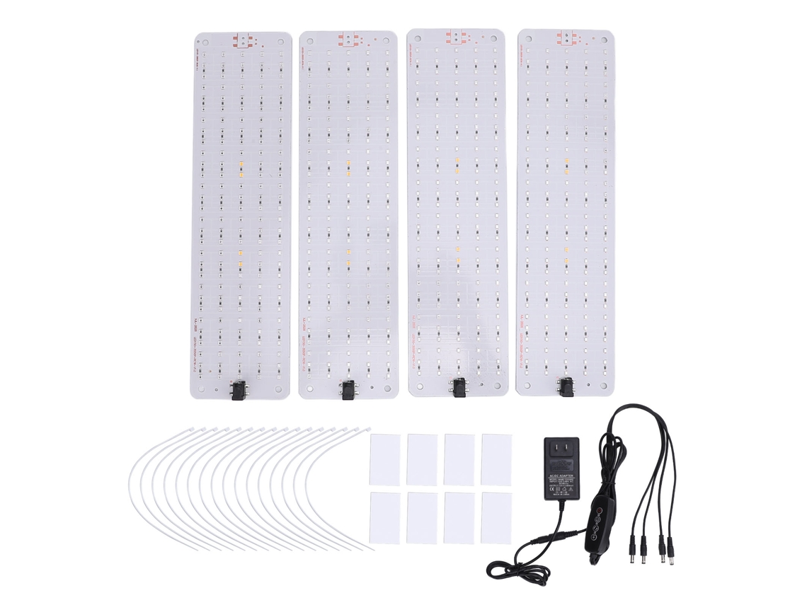 Lâmpada de Crescimento Led Painel 600 Leds, 6 Níveis de Brilho, Timer, Função Memória, Plug Us | S/MARCA