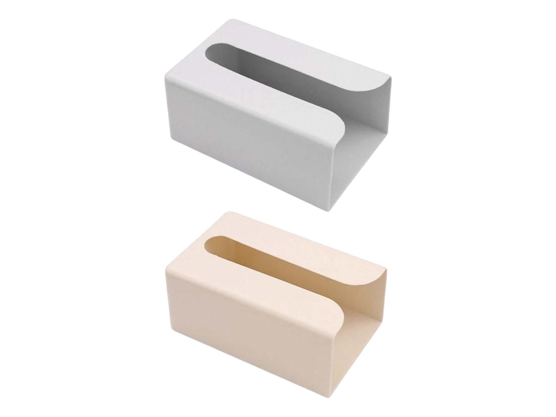 Caixa De Papel De Seda De Parede Bege E Cinzaslowmoose