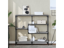 Vidaxl Mesa Consola 103x32x95 Cm Derivados De Madeira Cinzento Sonoma