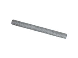 Conjunto 1 Cerca Hexagonal Vidaxl Prateado Aço (1,6 X 25 M)