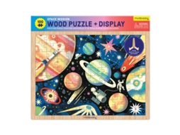 Livro Space Mission 100 Piece Wood Puzzle Display De Mudpuppy (inglês)
