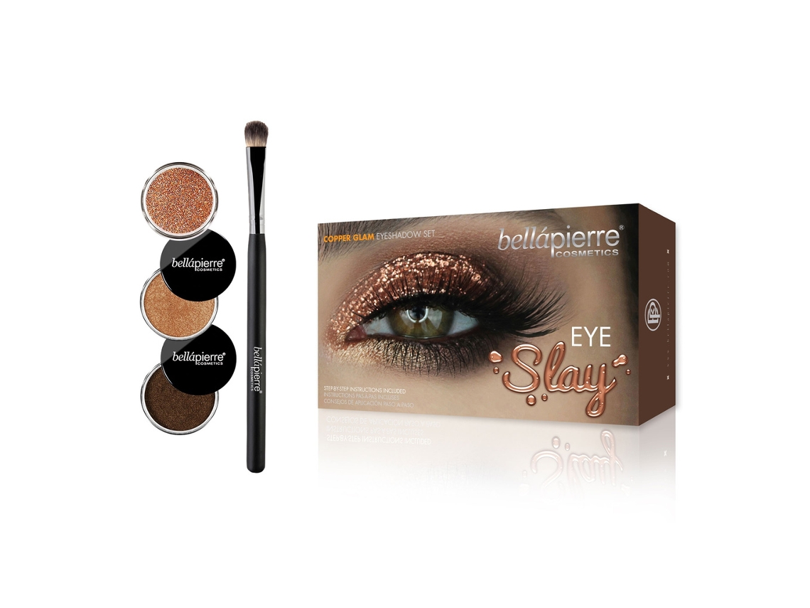 Set de Sombras de Olhos BELLAPIERRE Eye Slay Kit Copper Glam