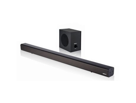 Barra de som com subwoofer sem fio de 50 a 70 W de potência Desfrute de som surround com esta barra de som e subwoofer sem fio de 50 a 70 W. ELETROTEK