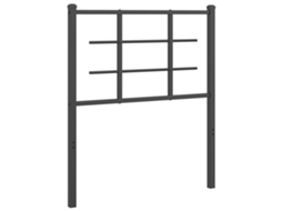 Headboard, Headboards Vidaxl Preto Aço (75 Cm)