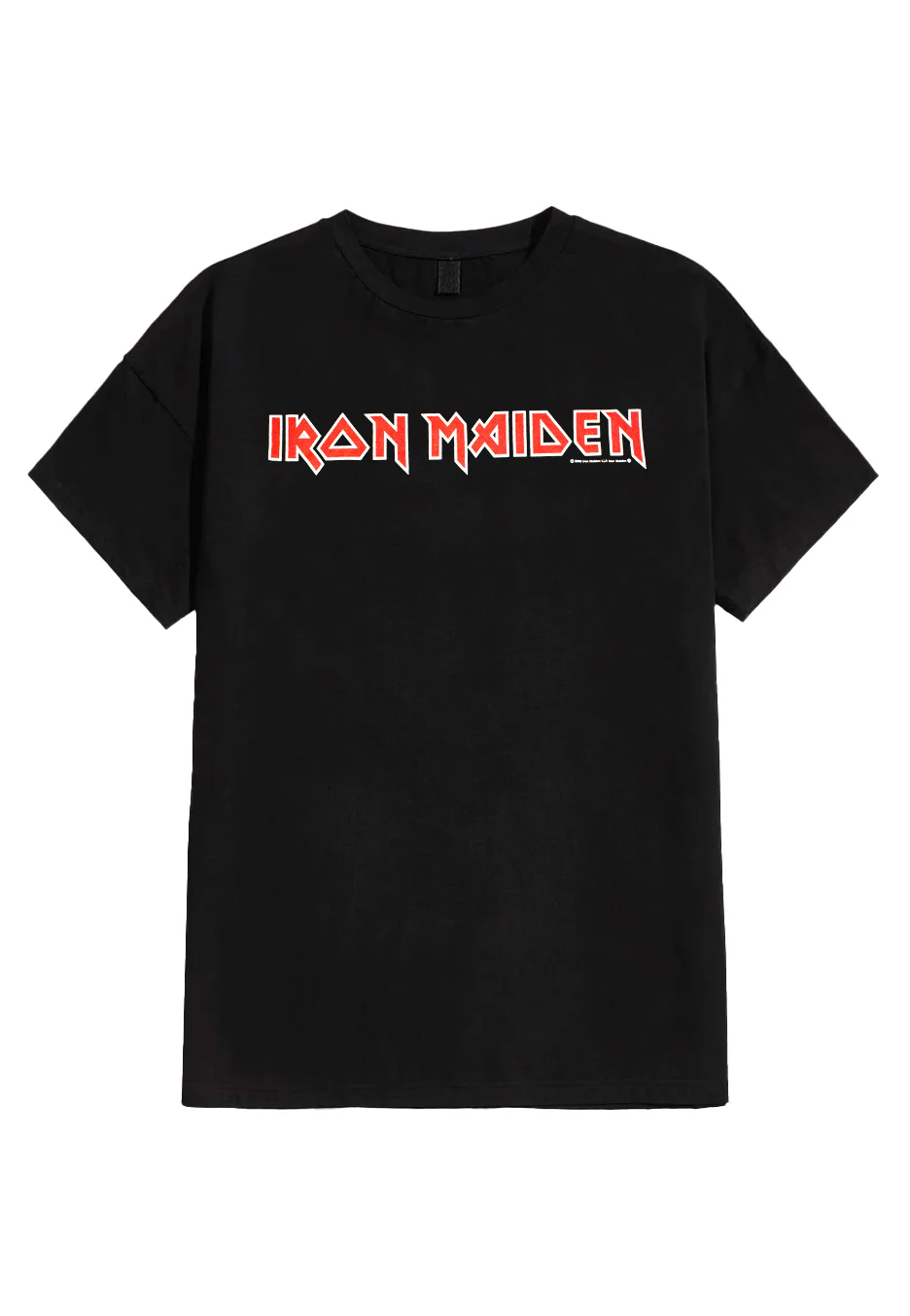 Size:xxxl Rockinstone Iron Maiden - Logo - T-shirt Unisex Adults
