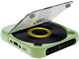Leitor Cd Recarregável Com Múltiplos Modos De Reprodução Para Amantes Da Música, De Portátil Com Fones De