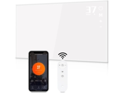 Nettlife Radiador Elétrico De Parede 600 W Com Comando Wi-fi