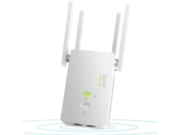 Amplificador De Extensão De Sinal Wifi, Repetidor Amplificador De Internet Sem Fio De 1200 Mbps, Extensor Doméstico De Banda Dupla 2.4g E 5g Yizhood