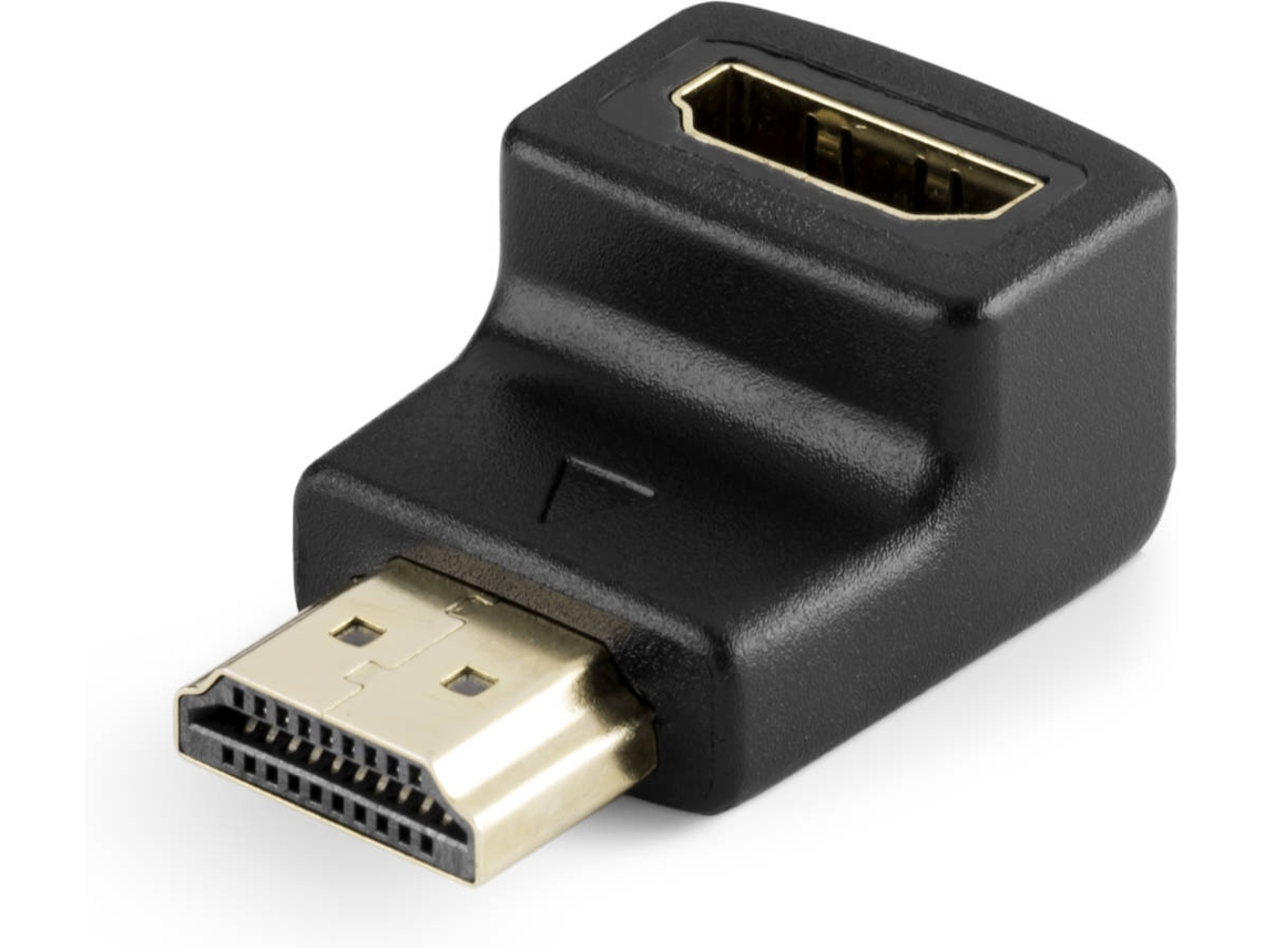 Adaptador De Vídeo Em Ângulo Reto (hdmi Macho Para Fêmea)