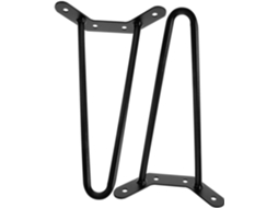 Uonlytech 2 Peças Pés De Mesa Metal Em Formato Grampo Altura Ideal Para Móveis Diy, Design Robusto