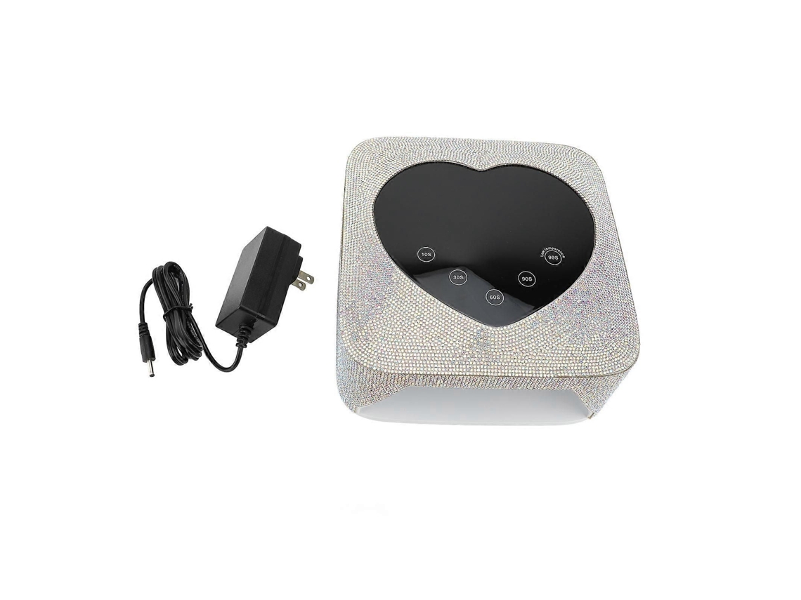 Lâmpada de Unhas Sem Fio Led Cura Rápida Profissional 72w Secador Recarregável com Strass para Salão Beleza Domés GOKOCO