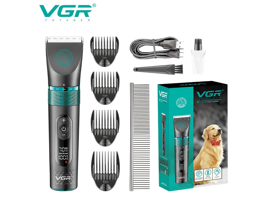 Electric Pet Haircutter Lavagem Digital Para Gato Shaving Foot Electric Pusher