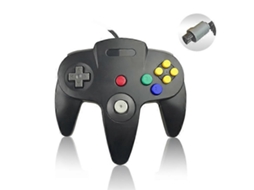Controle De Jogo Com Fio Para Nintendo N64 Hengjian