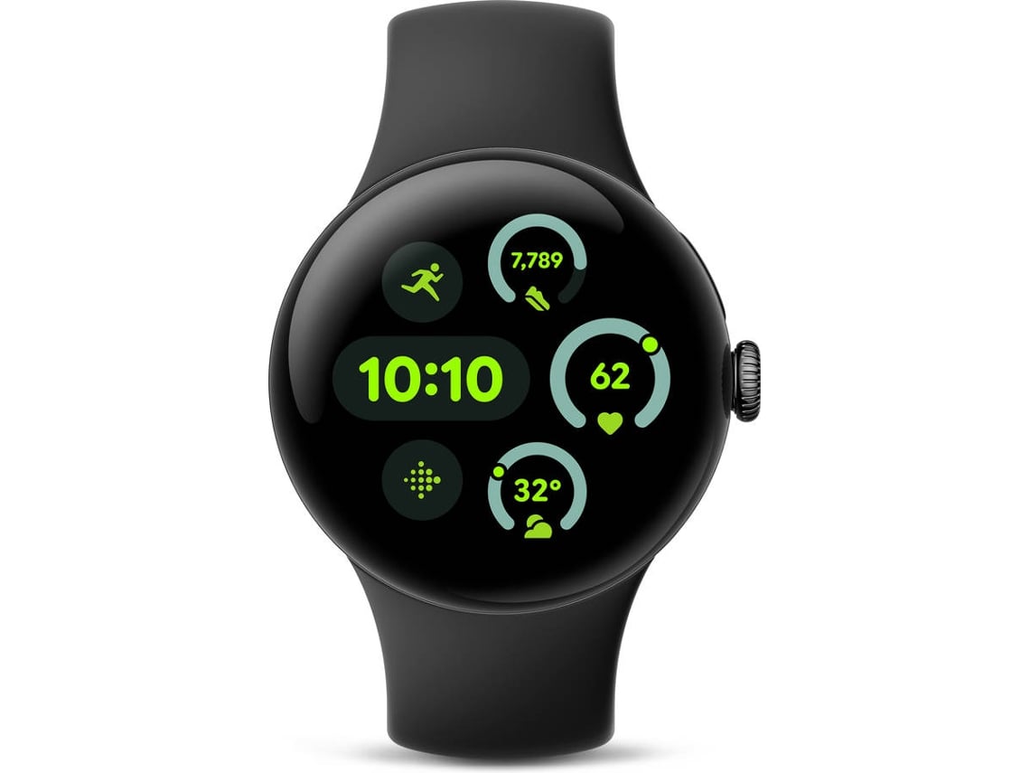 Smartwatch GOOGLE Pixel Watch 3 (Black - 45 mm)